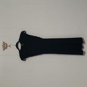 Black jersey dress